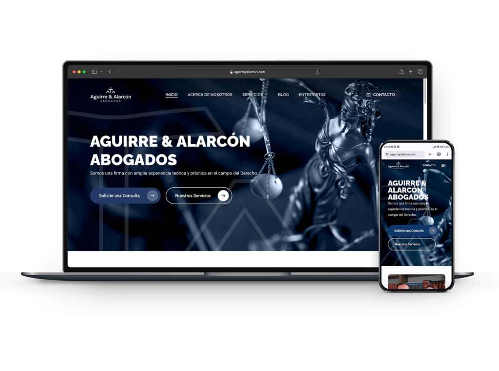 Aguirre y Alarcon Web Design Services